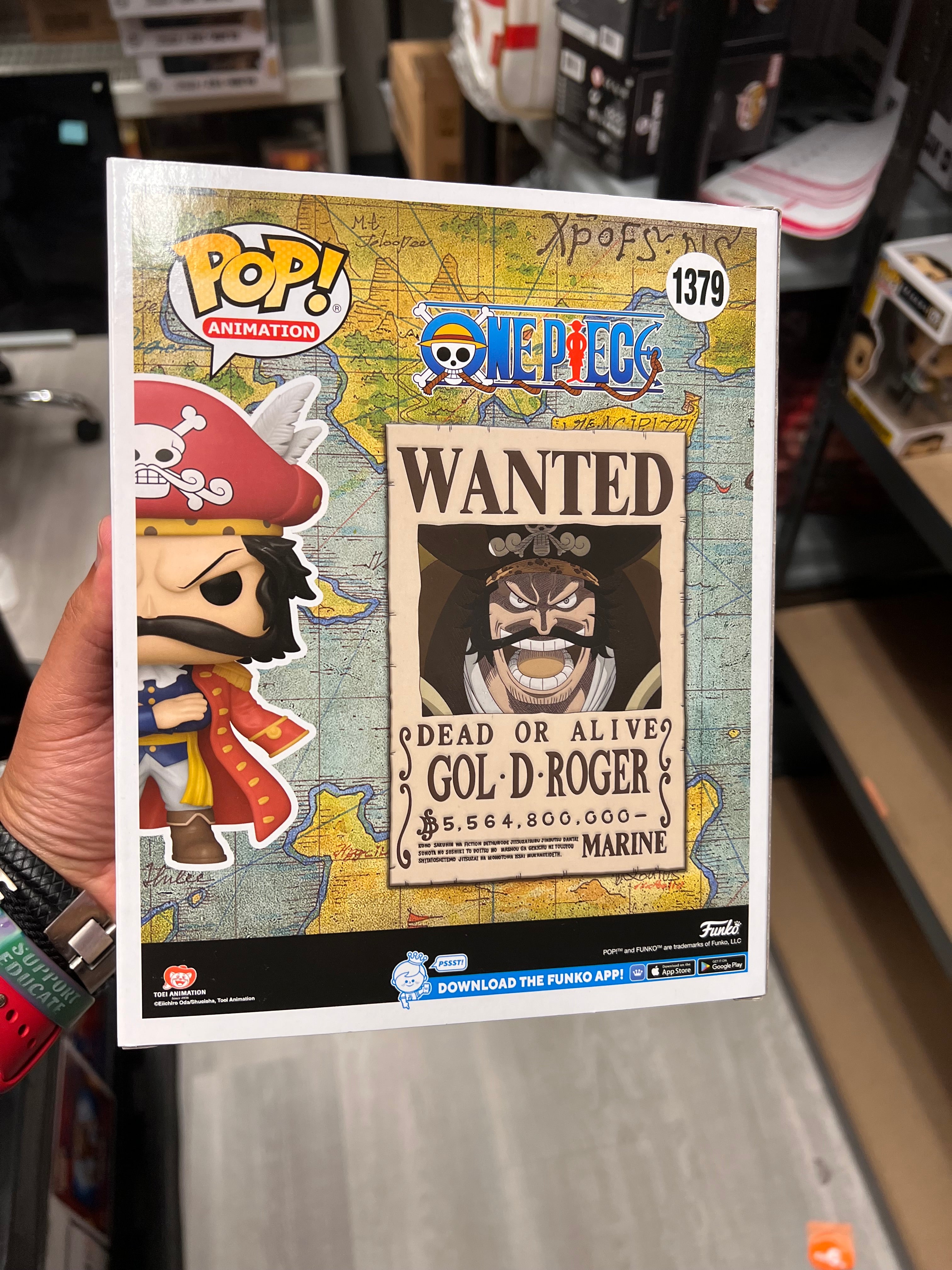 Gol D. Rogers Wanted Poster 1379 ( Shared) Funko Pop