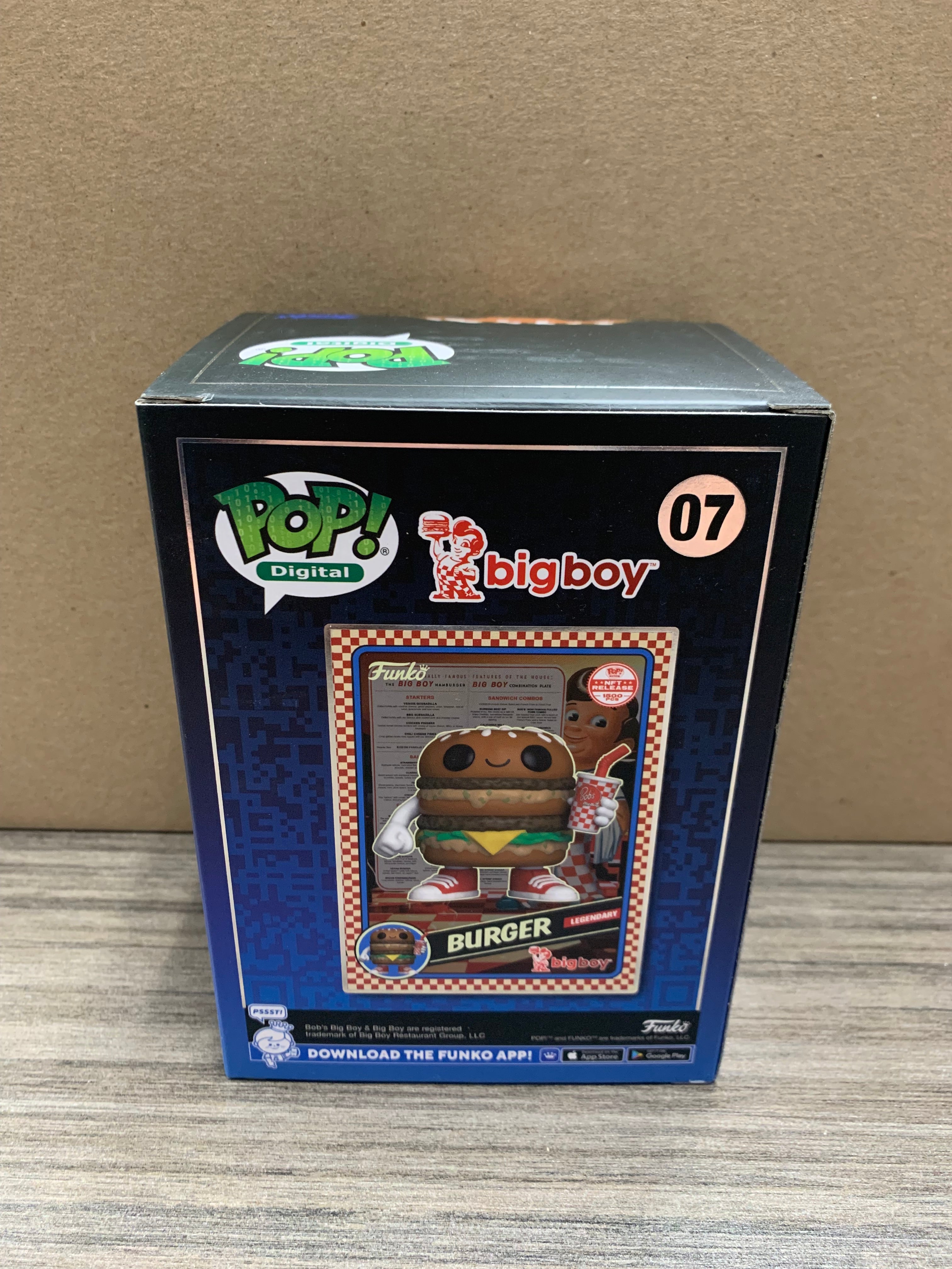 Big Boy Burger NFT Funko Pop #07