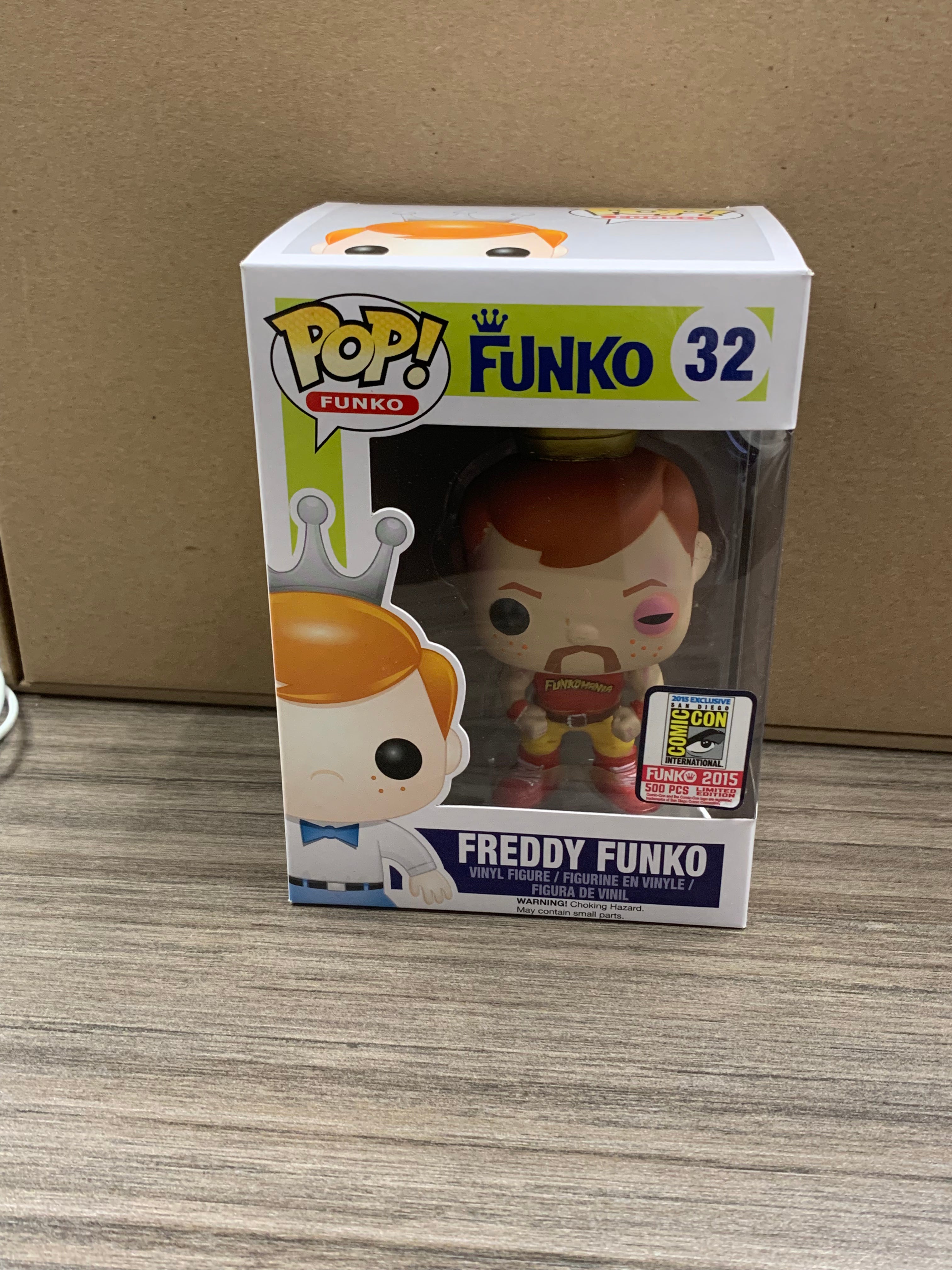 Freddy Funko as Hulk Hogan SDCC (Beat Up) (2015) - Funko Pop!