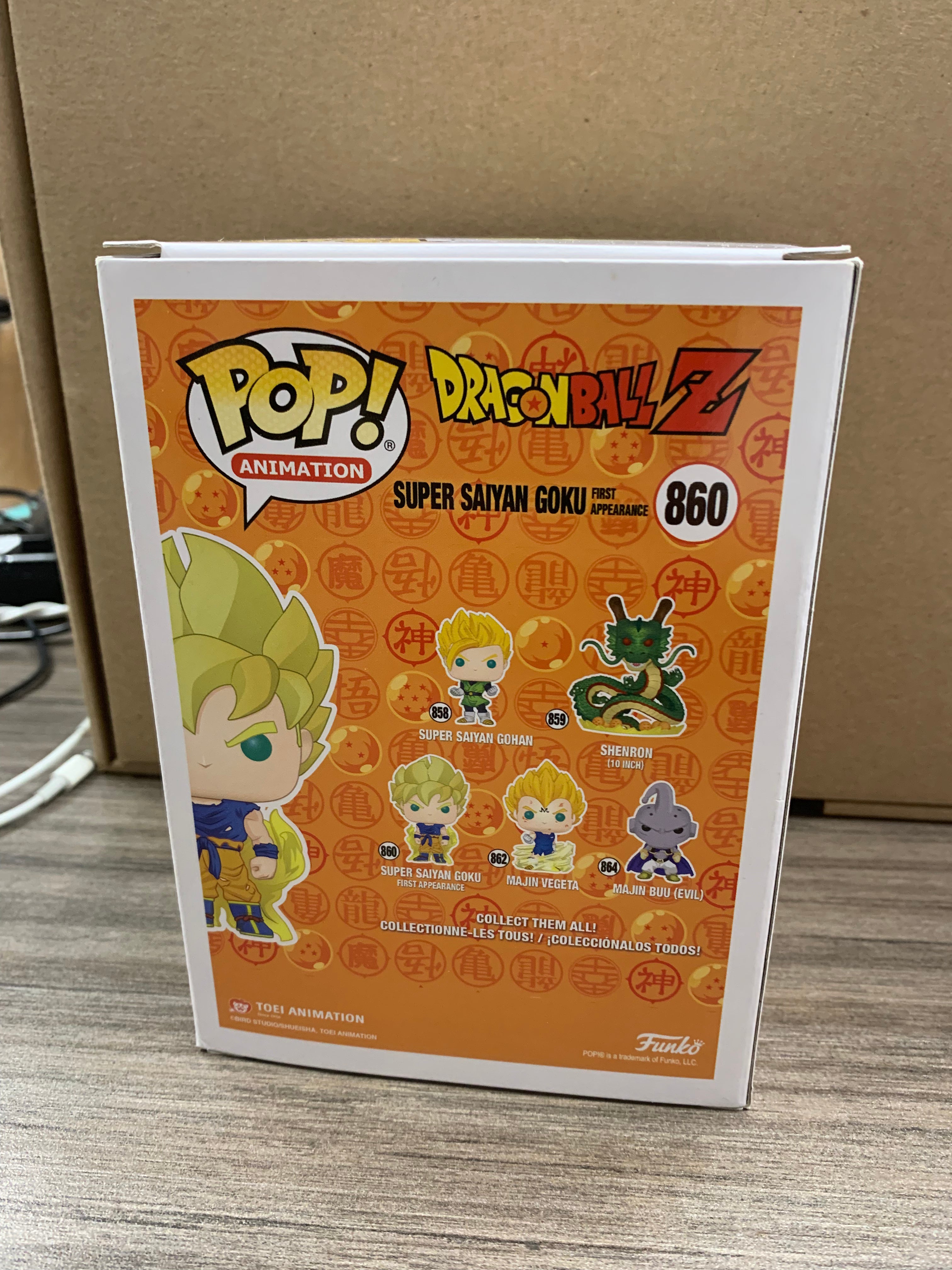 Dragonball-Z - Super Saiyan Goku 860 (3 Autographs) (Glow In Dark) (FA)