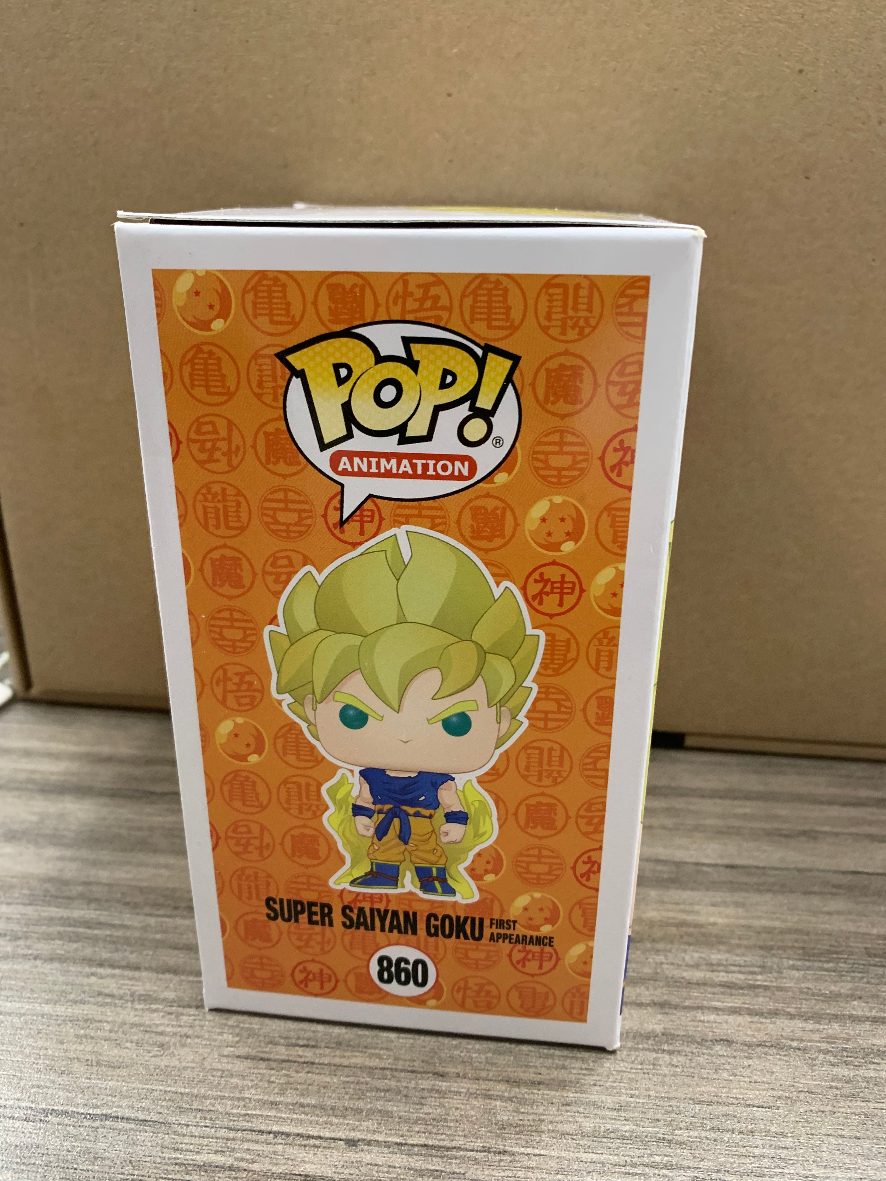 Dragonball-Z - Super Saiyan Goku 860 (3 Autographs) (Glow In Dark) (FA)