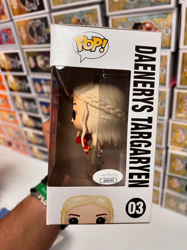 Daenerys Targaryen 03 Autographed Funko Pop by Emilia Clarke