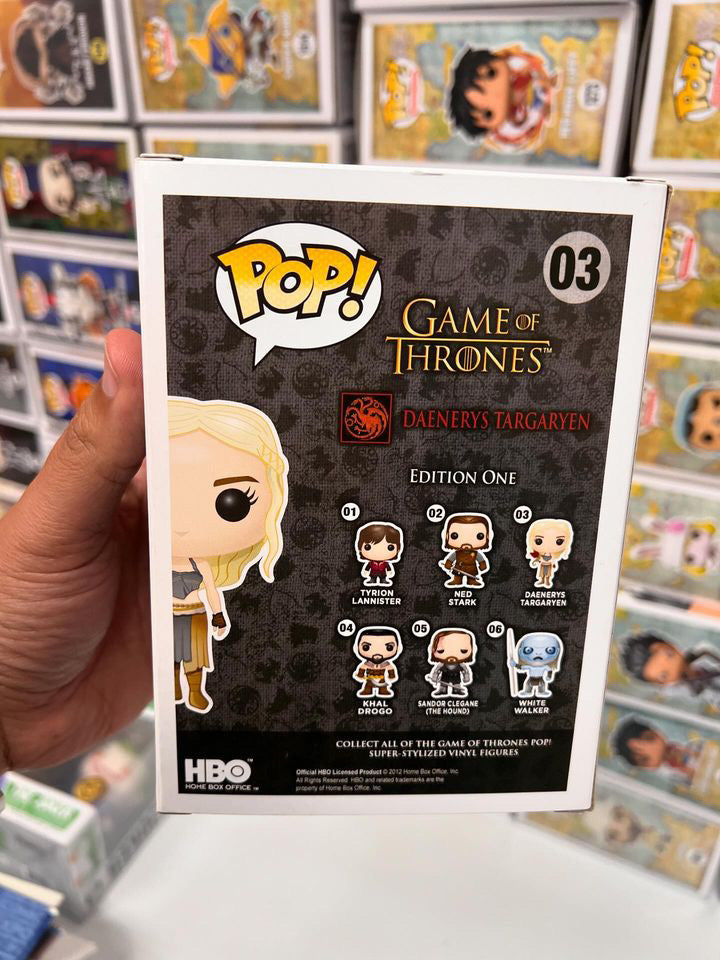 Daenerys Targaryen 03 Autographed Funko Pop by Emilia Clarke