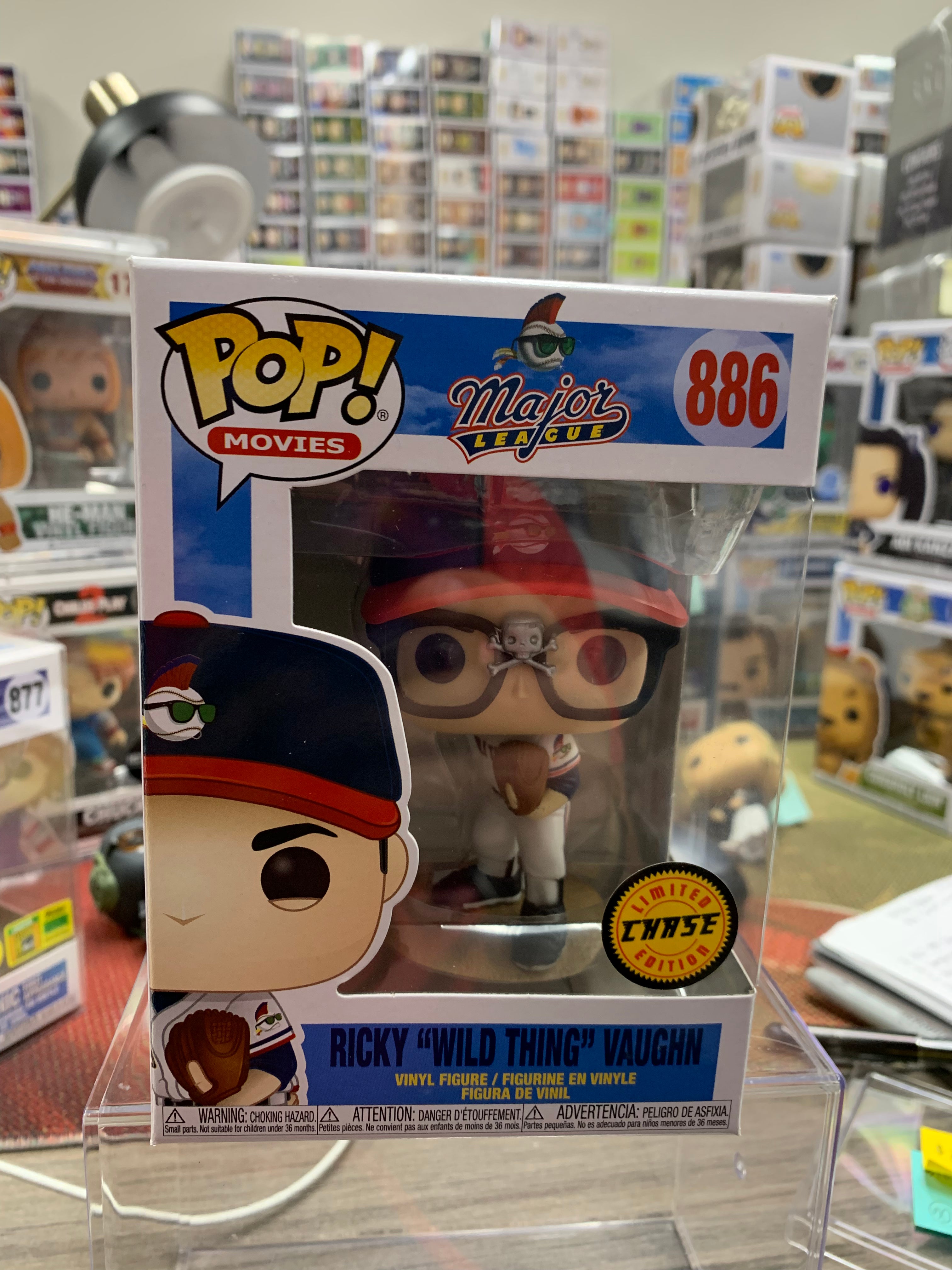 Ricky “Wild Thing” Vaughn CHASE Funko Pop 886