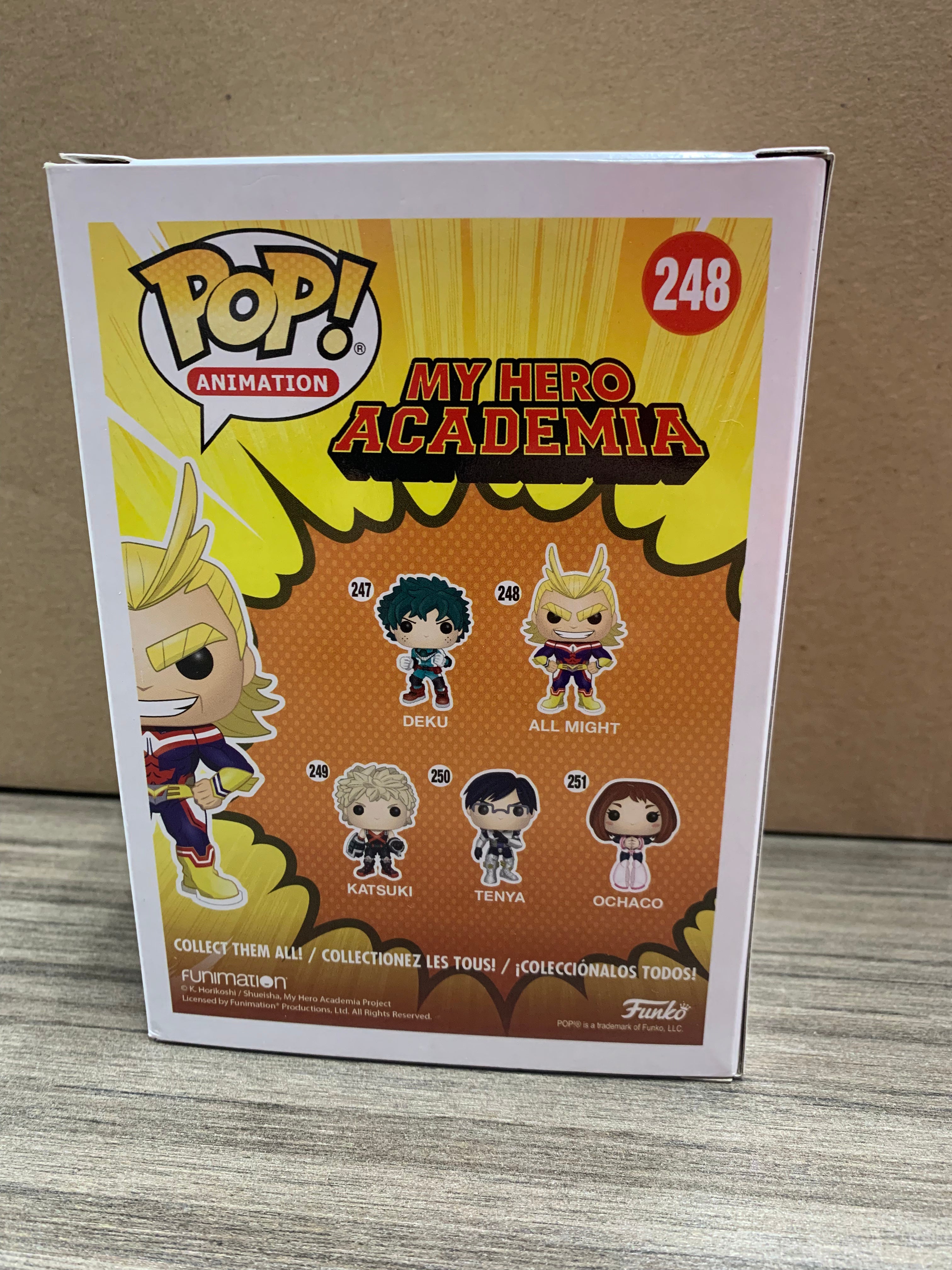 All Might (2017) GITD 248 Funko Pop