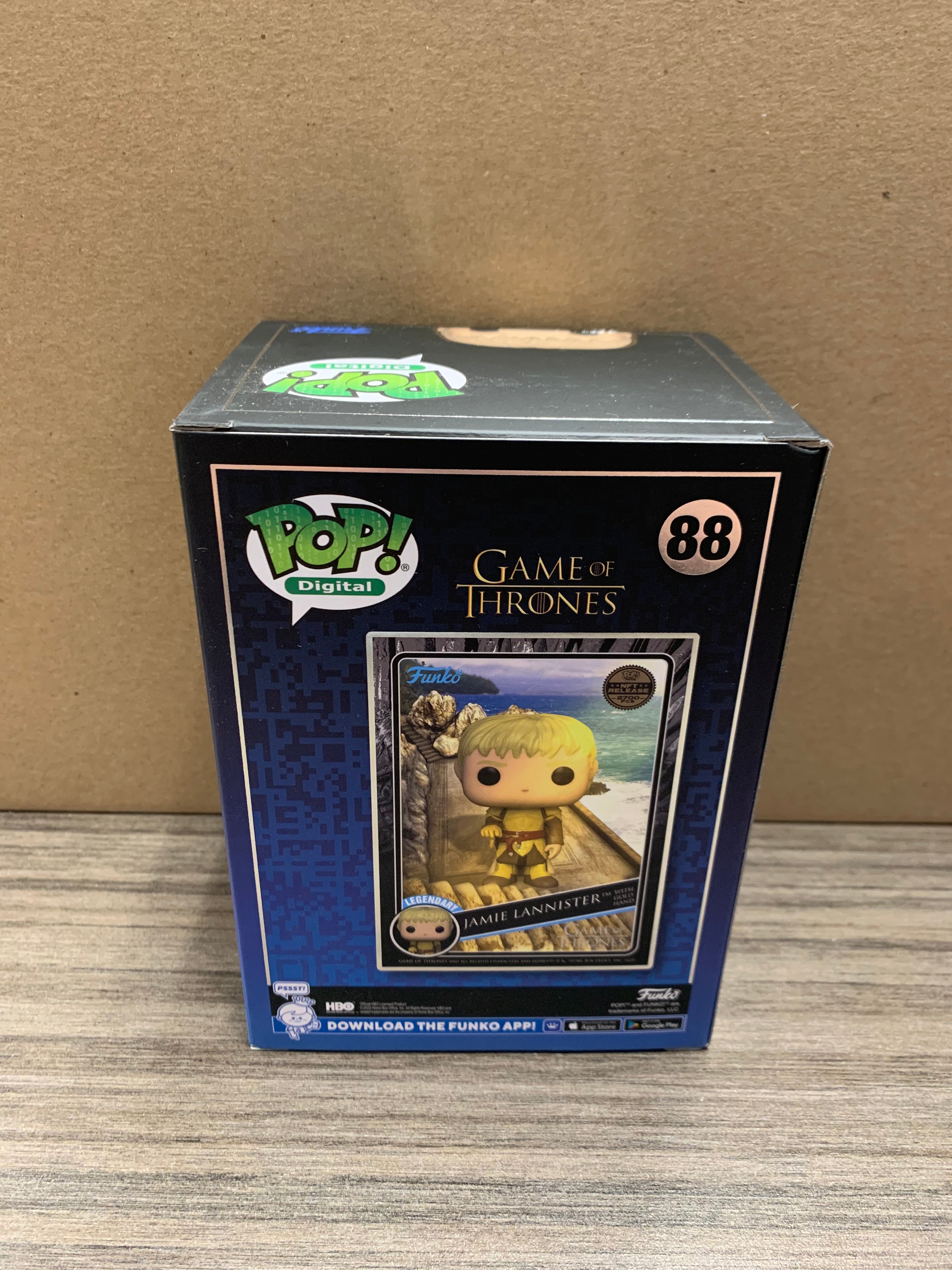 Game of Thrones Jaime Lannister NFT Funko Pop #88