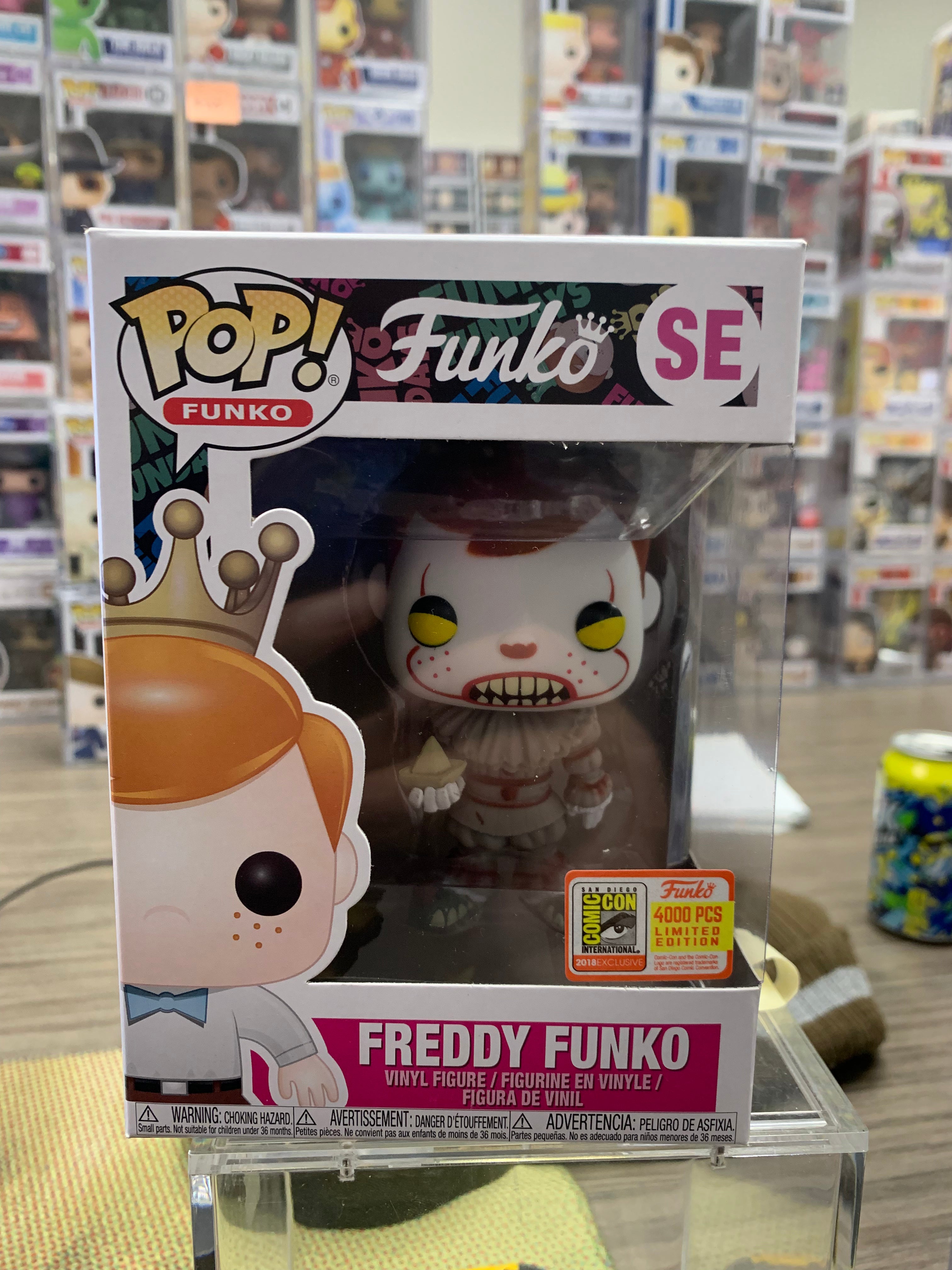 Freddy Funko as Pennywise SDCC ( 4000 Piece) Funko Pop